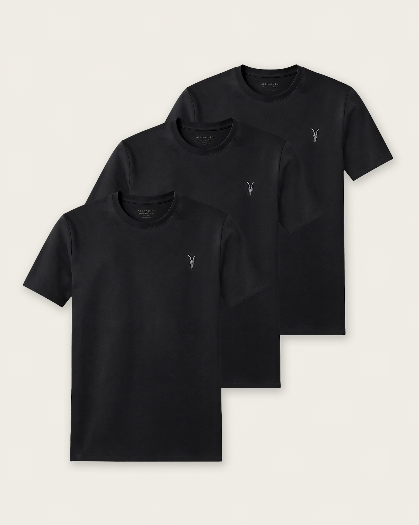 BLACK COTTON T-SHIRTS 3 PACK
