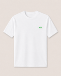DIESEL GREEN LOGO T-SHIRT - WHITE