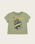 Ed Hardy Fitted Tee - Green back