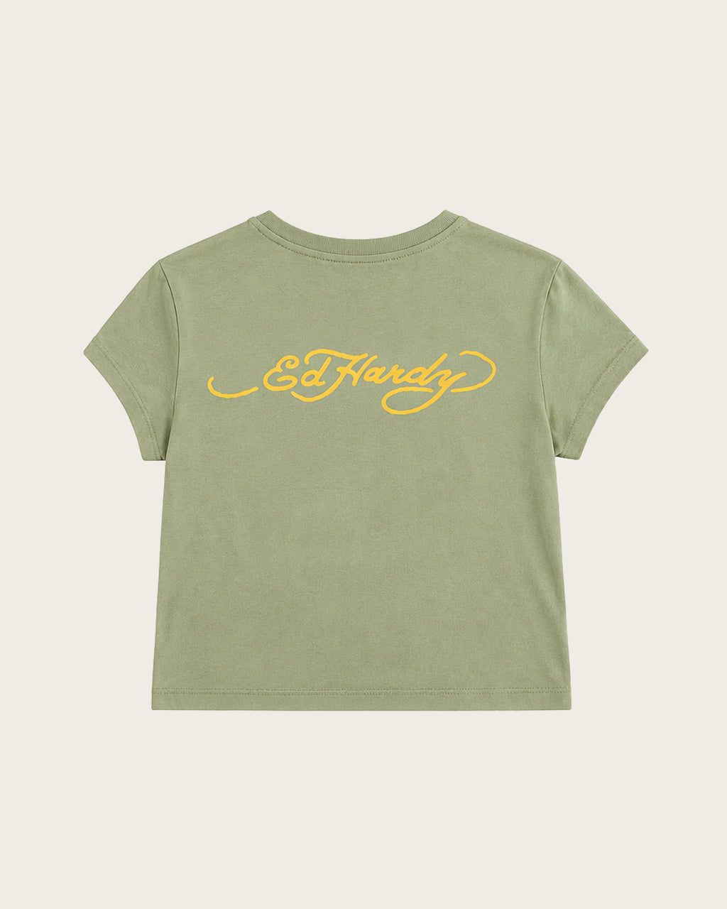 Ed Hardy Fitted Tee - Green back