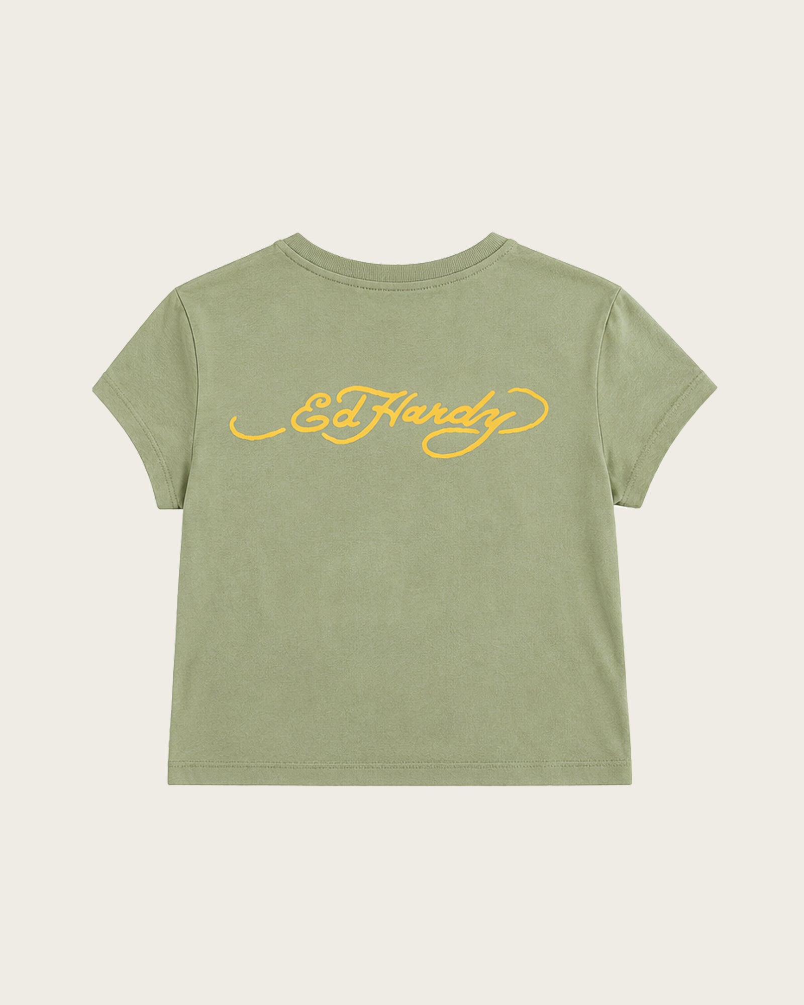 Ed Hardy Fitted Tee - Green back