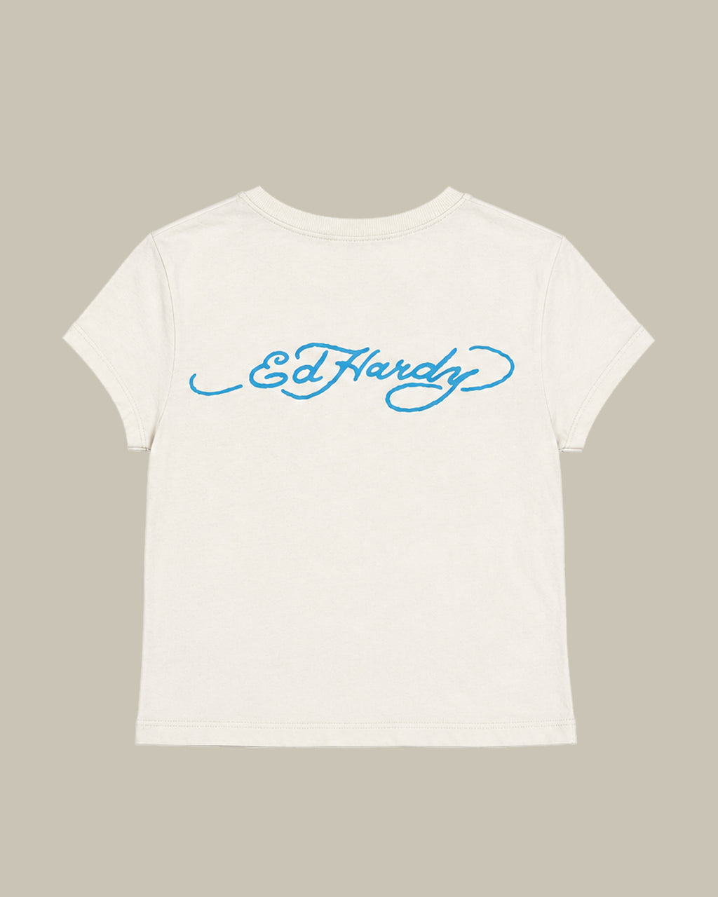 Ed Hardy Fitted Tee - Off White
