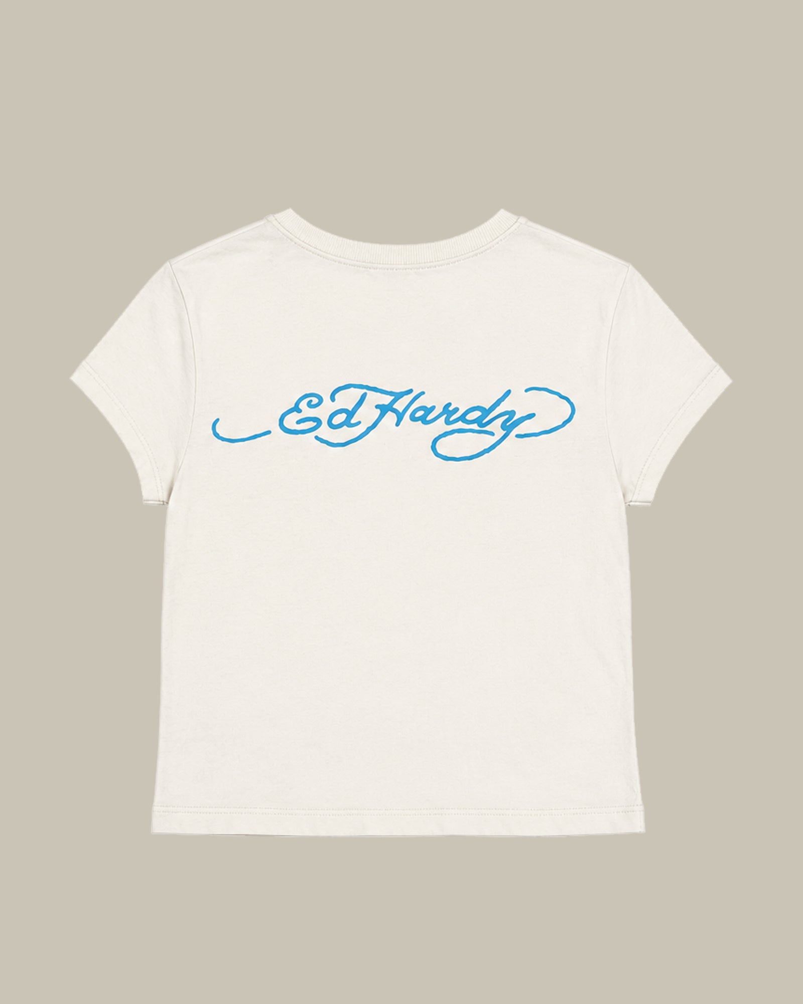 Ed Hardy Fitted Tee - Off White