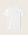 WHITE CREW NECK RAMSKULL T-SHIRT