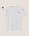 SAINT LAURENT LOGO T-SHIRT - GRAY